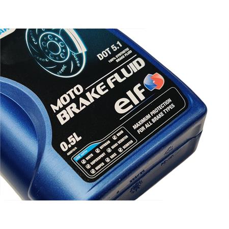 Elf moto brake fluid dot 5.1 500 ml, ricambio 194977