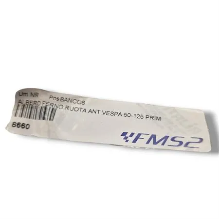 Albero Perno Ruota Anteriore F.A.Italia per Vespa 50 Special / 125 Primavera ET3 / PK 50 Codice 8660