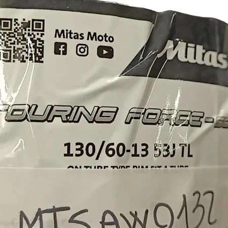 Pneumatico mitas 130/60-13 53j tour force tl, ricambio MTSAW0132