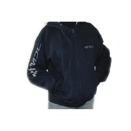 Felpa con cappuccio griffe fms2  blu taglia M, ricambio 99FELPABLUM