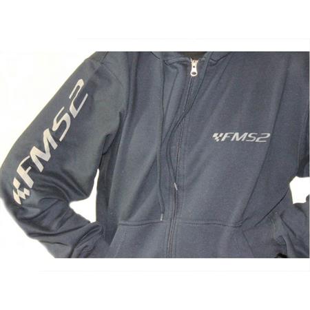 Felpa con cappuccio griffe fms2  blu taglia M, ricambio 99FELPABLUM