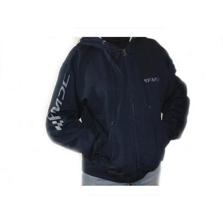 Felpa con cappuccio griffe fms2  blu taglia XL, ricambio 99FELPABLUXL