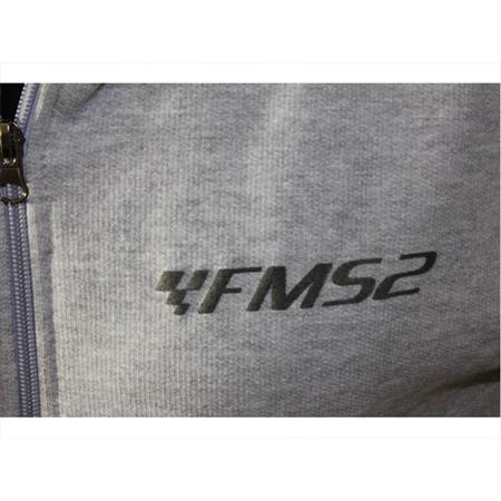 Felpa con cappuccio griffe fms2  grigia taglia M, ricambio 99FELPAGRIGIAM