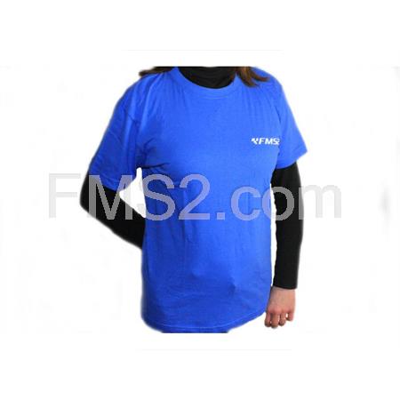 T-shirt fms2 mezza manica in cotone jersey colore blu taglia XS, ricambio 99SHIRTBLUXS