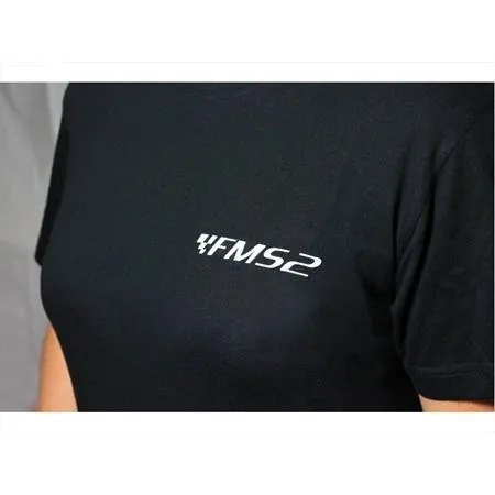 T-shirt fms2 mezza manica in cotone jersey colore nero taglia XS, ricambio 99SHIRTNERAS