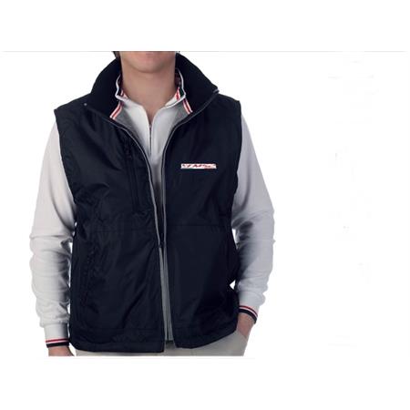 Gilet modello speed nero con logo fms2 ricamato taglia M, ricambio GILETNEROM