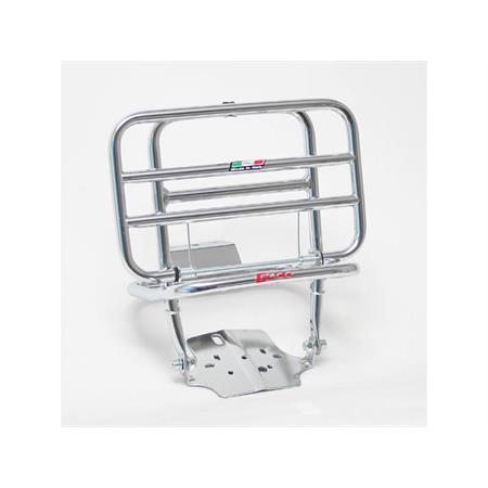 Portapacco posteriore cromato vespa et3, ricambio 0202C