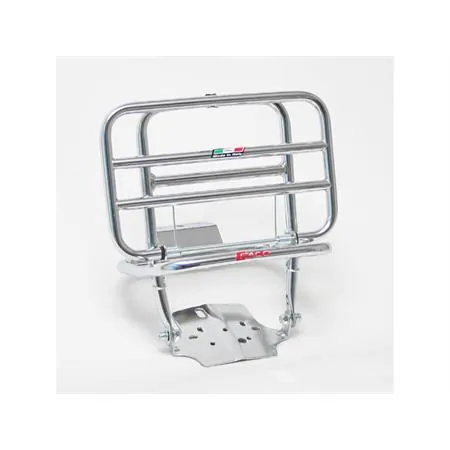 Portapacco posteriore cromato vespa et3, ricambio 0202C