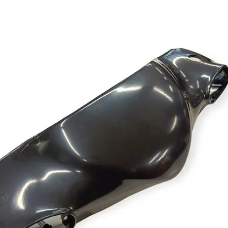 Copri manubrio Faco in plastica grezzo non verniciato per scooter Gilera Typhoon 50 cc e Piaggio Nrg, Ntt Nrg Mc2 prodotti fino al 1998, ricambio G87