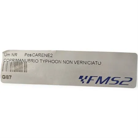 Copri manubrio Faco in plastica grezzo non verniciato per scooter Gilera Typhoon 50 cc e Piaggio Nrg, Ntt Nrg Mc2 prodotti fino al 1998, ricambio G87