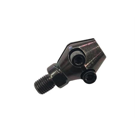 Supporto specchietto retrovisore Aprilia red rose 50 e 125 in metallo cromato nero, ricambio 0544