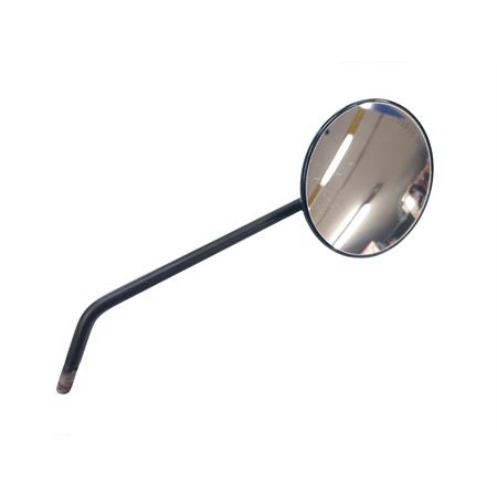 Retr. dx vespa -calotta carbon/asta nera, ricambio 1026CA