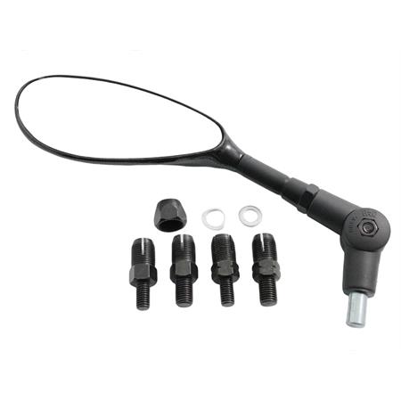 Specchietto retrovisore sinistro carbon completo di attacchi (FAR), ricambio 5779