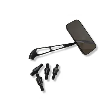 Retrovisore sx/dx cromo nero, ricambio 6024