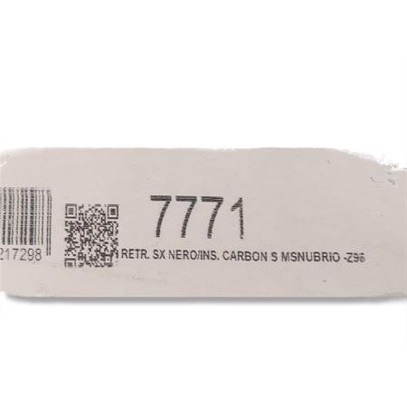 Retr. sx nero/ins. carbon, a manubrio -z, ricambio 7771