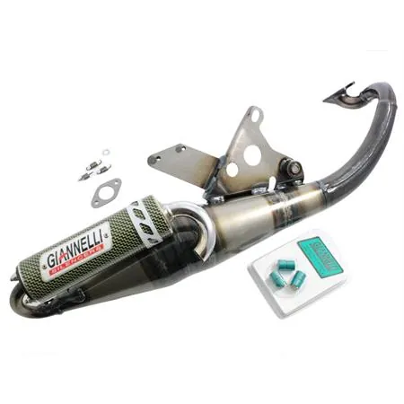 Marmitta Giannelli modello nr-x per scooter Benelli 491 t-modelli - k2 aria e liquido t-modelli, ricambio 31014X