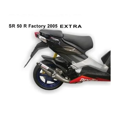 Marmitta Giannelli extra per scooter Aprilia 50 modello - SR 50 ditech dal 2004 in poi con motore Piaggio type te variatore a ver.00 e type t, ricambio 31644P