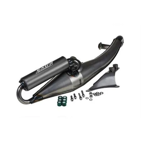 Marmitta Giannelli modello Extra V2 omologata per scooter Aprilia SR 50 Ditech, Sr 50 R e R factory con alimentazione a carburatore e iniezione prodotti dal 2004 in poi con motore Piaggio, ricambio 31644P2