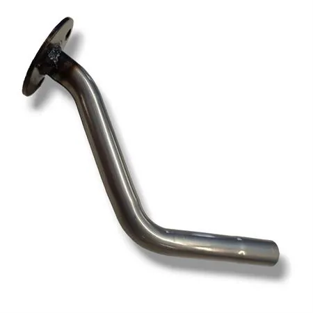 Silenziatore Giannelli in alluminio con forma tonda da abbinare alla pancia espansione codice 34076HF per ciclomotore enduro Sherco HRD 50 cc prodotti dal 1999 fino al 2002, codice 34077HF