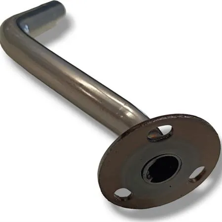 Silenziatore Giannelli in alluminio con forma tonda da abbinare alla pancia espansione codice 34076HF per ciclomotore enduro Sherco HRD 50 cc prodotti dal 1999 fino al 2002, codice 34077HF