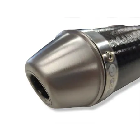 34688HF Silenziatore marmitta Giannelli per ciclomotore Beta 50 enduro dal 2009 al 2011 in carbonio ed omologato