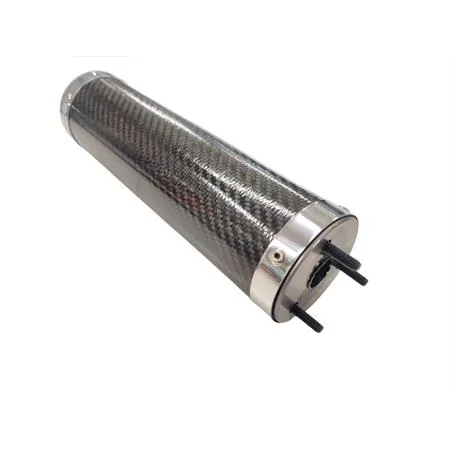 Silenziatore cilindro carbonio diam.70mm ksr moto tr50sm, ricambio 34696HF