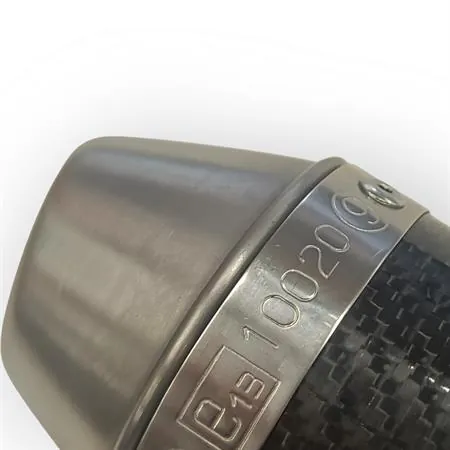 Silenziatore carbonio enduro/cross 2T 2 Tempi Fantic Motor 50ER - 50MR Competizione, codice 34698HF