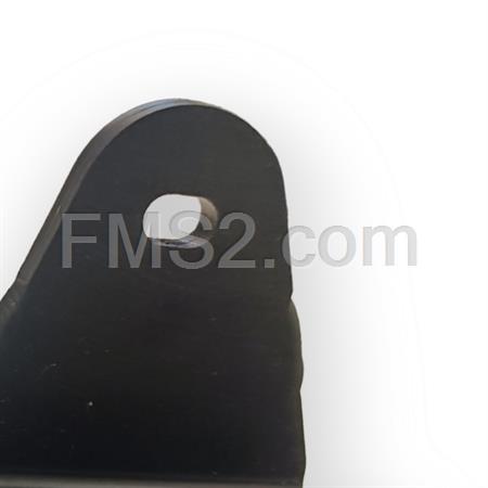 Silenziatore omologato Giannelli con forma ovale in alluminio nero per Valenti Racing RME, SM, S01 50cc prodotti dal 2015 fino al 2020, codice 34707HF