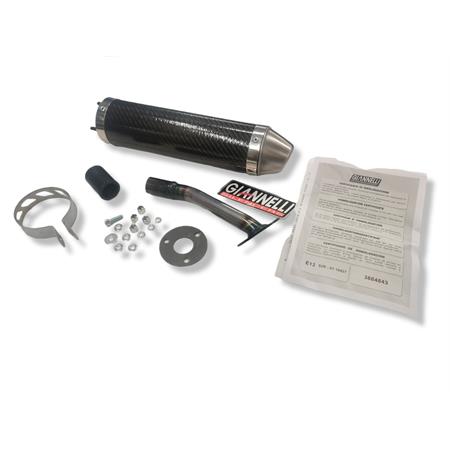 Silenziatore carbonio enduro/cross 2T 2 Tempi Vent Derapage 50, codice 34709HF