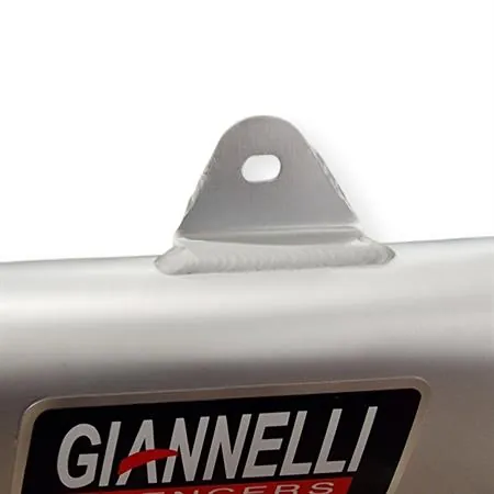 34710HS Silenziatore Giannelli Sonic 34710HS per BETA ENDURO/MOTARD RR 50cc prodotti dal 2021 fino al 2022 (type C5) con Ø innesto 22mm omologato in alluminio anodizzato argento