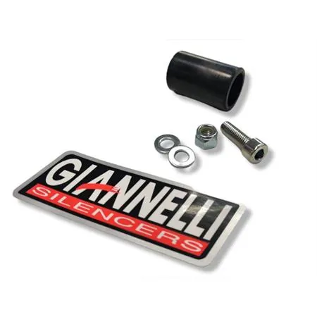 Silenziatore omologato sonic in alluminio anodizzato nero con fondello in carbonio da abbinare alla pancia originale oppure alla Giannelli 34093HF per Fantic Motor euro 5 prodotti dal 2021 in poi, ricambio 34713HS