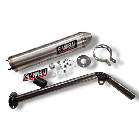 Silenziatore alluminio enduro/cross 2T 2 Tempi Aprilia MX 125, codice 54602HF