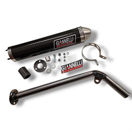 Silenziatore carbonio enduro/cross 2T versione alta 2 Tempi Aprilia MX 125, codice 54603HF