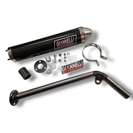 Silenziatore carbonio enduro/cross 2T versione alta 2 Tempi Aprilia MX 125, codice 54603HF