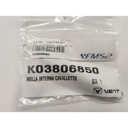 K03806850 Molla interna ritorno cavalletto laterale originale Hm - Vent per 50, 125, 250 e 450 cc 2 e 4 tempi