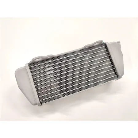 Radiatore sinistro HM Vent in alluminio di colore argento per modifica aggiunta secondo radiatore sui ciclomotori HM cre 50 tutte le versioni, ricambio K07018000