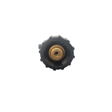 Tappo radiatore originale Vent - Hm in plastica nera da avvitare sui radiatori destri versione aggiornata con filetto, ricambio K07098150