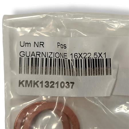 Guarnizione 16x22,5x1, ricambio KMK1321037
