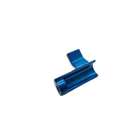 Fermo asta tirante frizione HM - Vent in alluminio CNC con anodizzazione di colore azzurro per motori Minarelli serie AM6, ricambio SP901527B