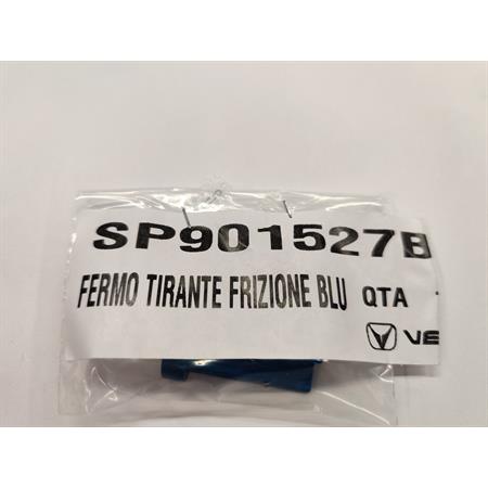 Fermo asta tirante frizione HM - Vent in alluminio CNC con anodizzazione di colore azzurro per motori Minarelli serie AM6, ricambio SP901527B