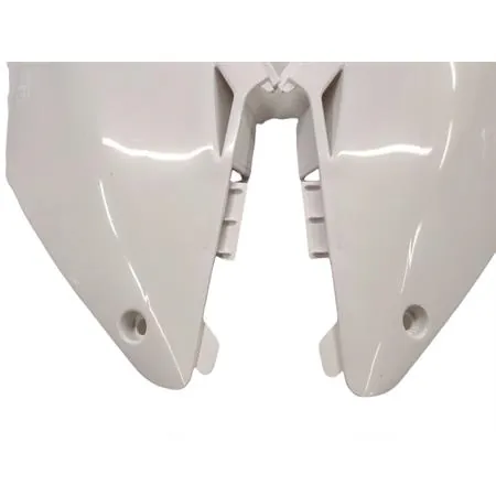 w23207 Coppia fianchetti sotto sella posteriori HM - Vent in plastica di colore bianco senza grafiche per HM e Vent 50 cc e 125 cc enduro e motard