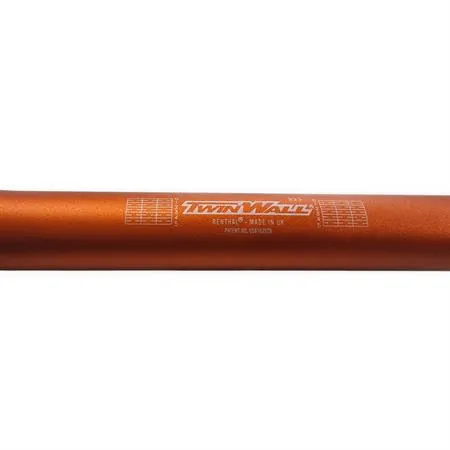 999-01-OR-07-185 Manubrio RENTHAL TWINWALL 999 McGrath 28,6 mm anodizzato arancio – Compatibile moto cross, offroad e motard