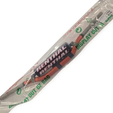 999-01-OR-07-185 Manubrio RENTHAL TWINWALL 999 McGrath 28,6 mm anodizzato arancio – Compatibile moto cross, offroad e motard