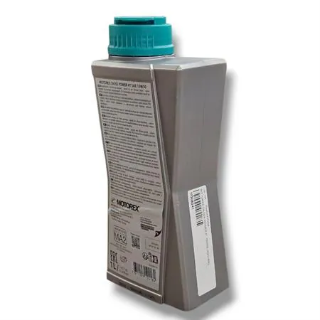 Olio motore Motorex Cross Power 4 tempi 10W-50 JASO MA2, API SP/SN/SM - flacone da 1 litro, ricambio M308241