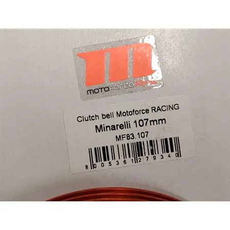 Campana frizione racing minarelli 107 mm, ricambio MF83107