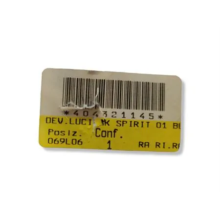 Devio luci Booster Spirit 2001 blu cromato  (Mandelli), ricambio 404321145