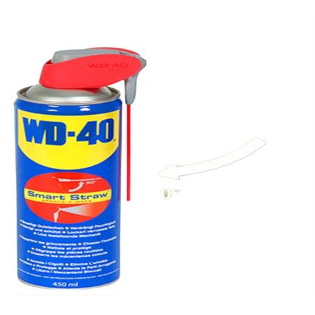 Sbloccante WD-40 bomboletta spray Smart Straw da 500 ml, ricambio 39134