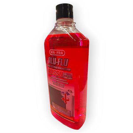 Flacone Mafra Alu flu liquido di raffreddamento long life concentrato di colore rosso in flacone da 1000 ml, ricambio H0170