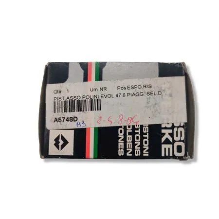 Pistone asso Polini Evolution 47.6 piagg. sel.d, ricambio A5748D