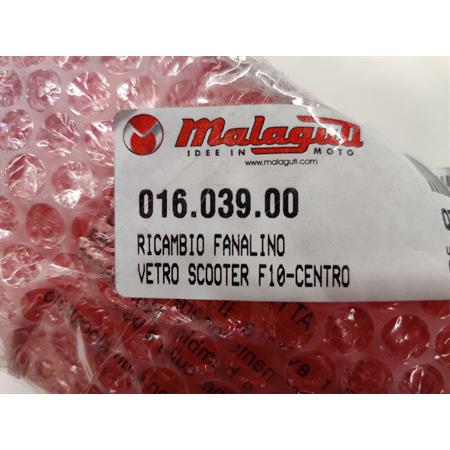 Ricambio fanalino vetro scooter F10-centro (Malaguti), ricambio 01603900